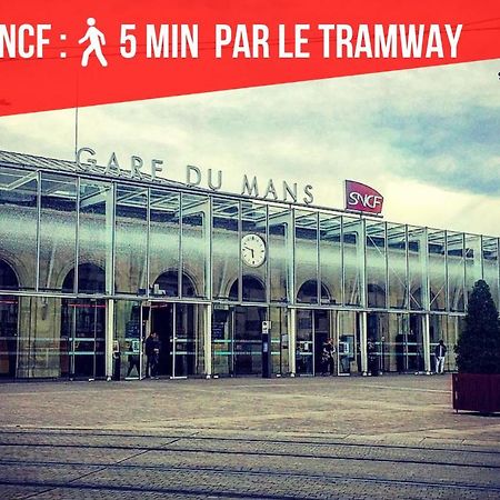 Apartmán Tramway 9 Jaures Cosy Proche Gare Le Mans Exteriér fotografie
