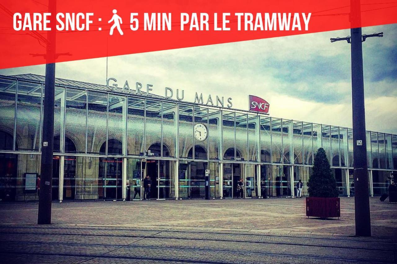 Apartmán Tramway 9 Jaures Cosy Proche Gare Le Mans Exteriér fotografie